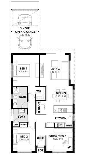Home Designs Triumph Floorplan