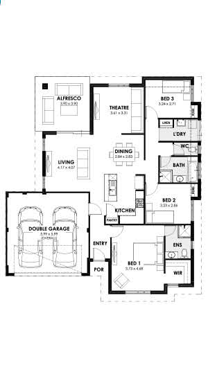 Home Designs Victory Floorplan